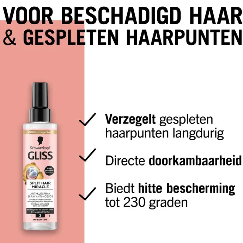 Gliss Split Hair Miracle Anti-Klitspray 200 ML