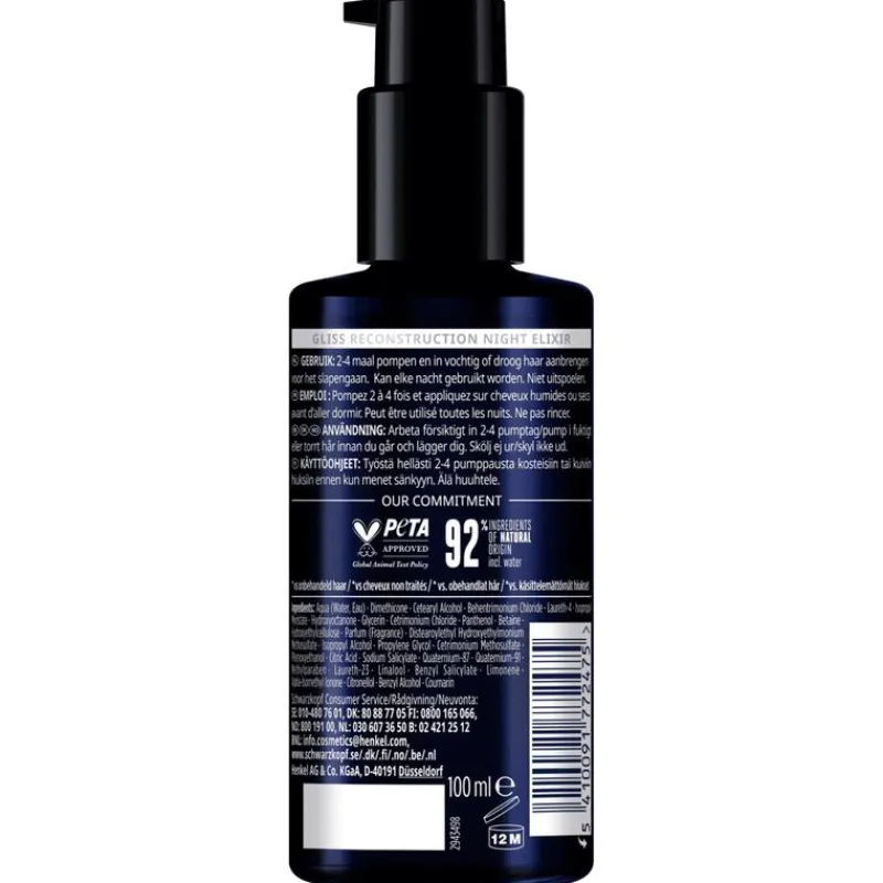 Gliss Split Hair Miracle Night Elixir