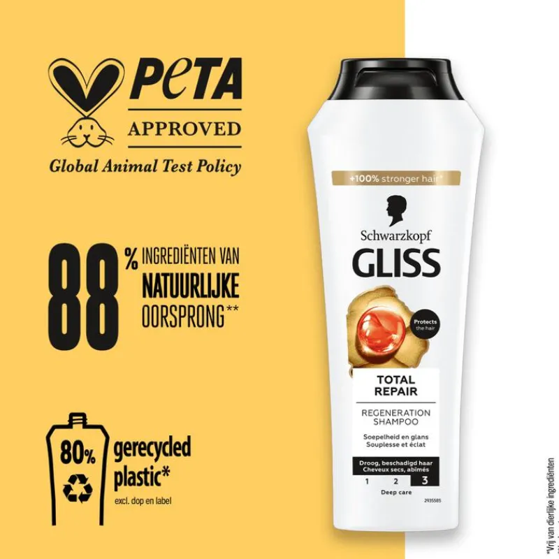 Gliss Total Repair Shampoo 250ml