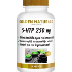 Golden Naturals 5-HTP 250mg Tabletten 60 stuks