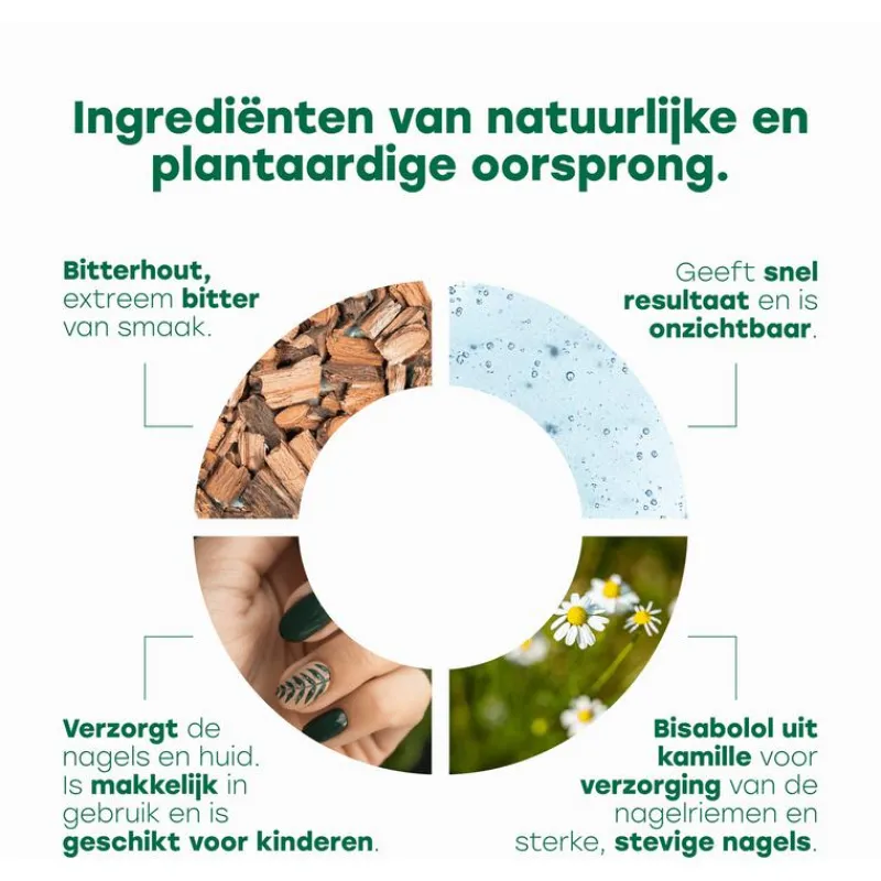 Green nail guard anti-nail bite
