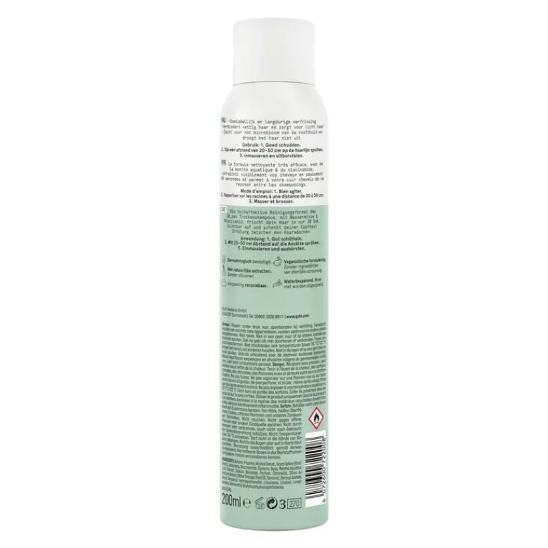 Guhl 30sec Droogshampoo Pure Frisheid 200ml