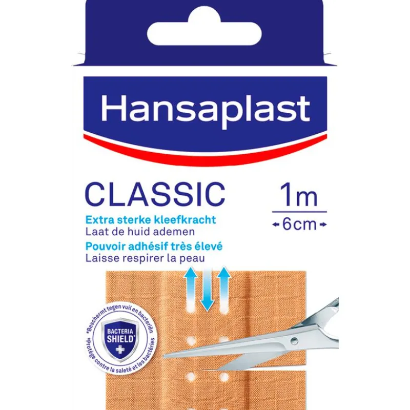 Hansaplast Classic Pleisterstrip 1 M x 6 CM