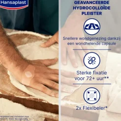 Hansaplast Second Skin Protection Waterproof en Transparante XL Eilandpleisters 3 stuks