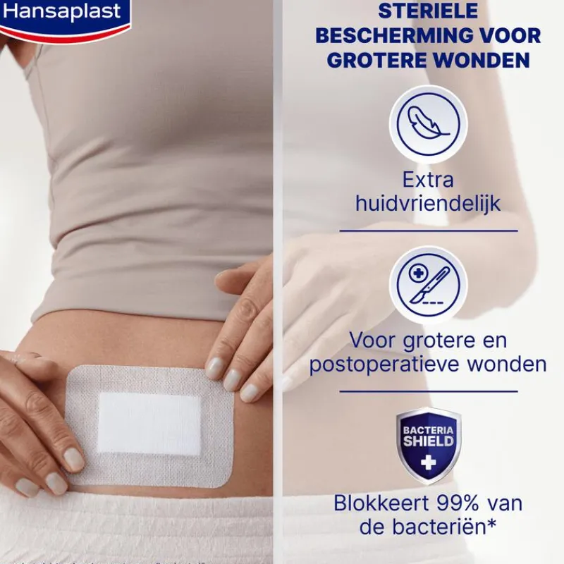 Hansaplast Sensitive XXL Eilandpleister 5 stuks
