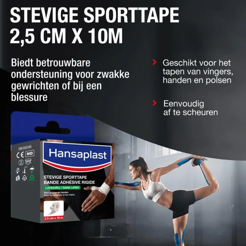 Hansaplast Sport Stevige Sporttape 2,5 CM x 10 M