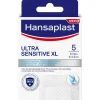 Hansaplast Ultra Sensitive XL Eilandpleister 5 stuks