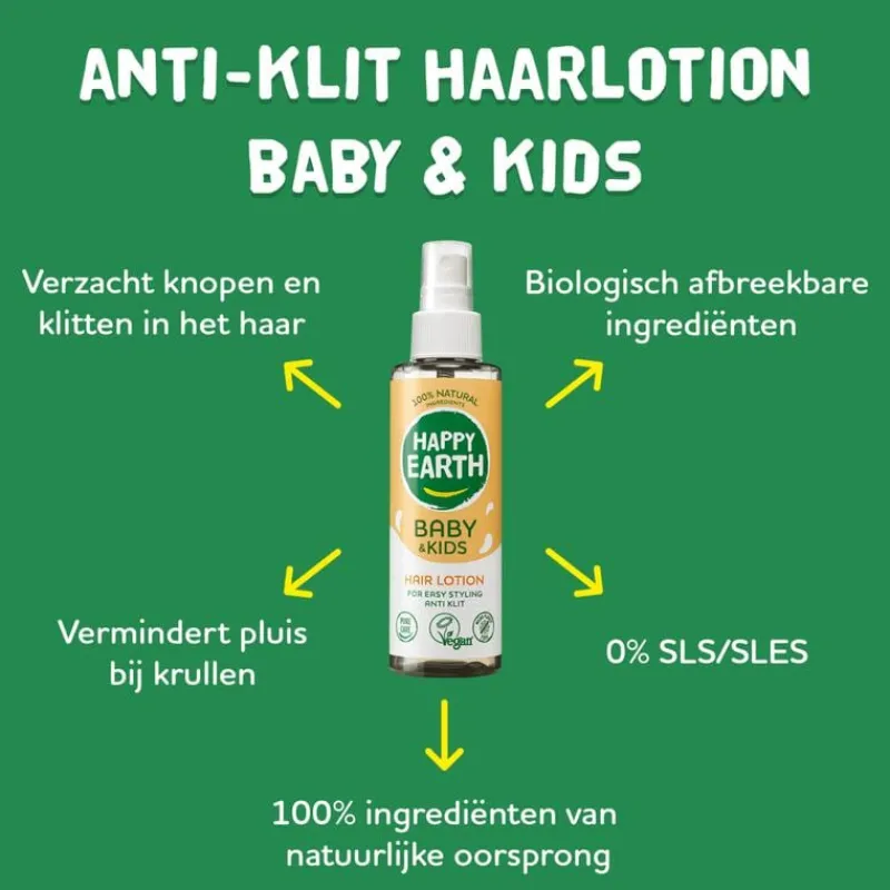 Happy Earth Baby & Kids Hair Lotion
