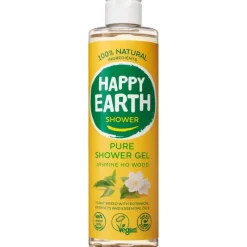Happy Earth Jasmine Ho Wood 100% Natuurlijke Douchegel 300 ML