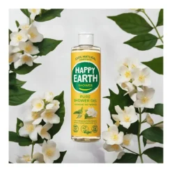 Happy Earth Jasmine Ho Wood 100% Natuurlijke Douchegel 300 ML