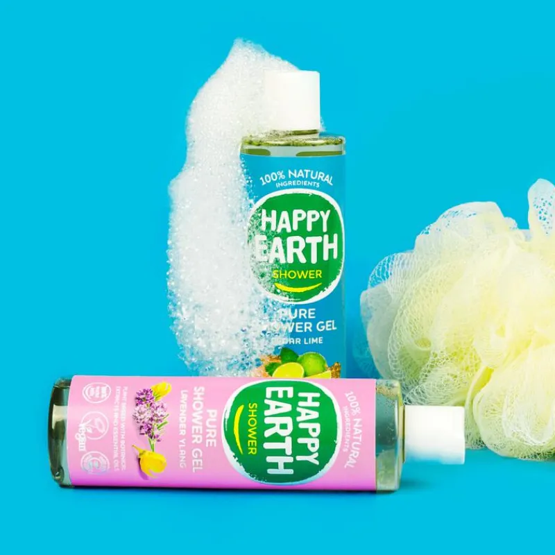 Happy Earth Lavender Ylang 100% Natuurlijke Douchegel 300 ML