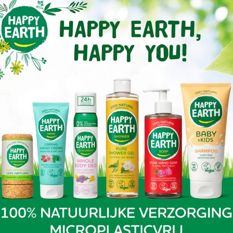Happy Earth 100% Natural Whole Body Deo Spray Cedar Lime 100ML