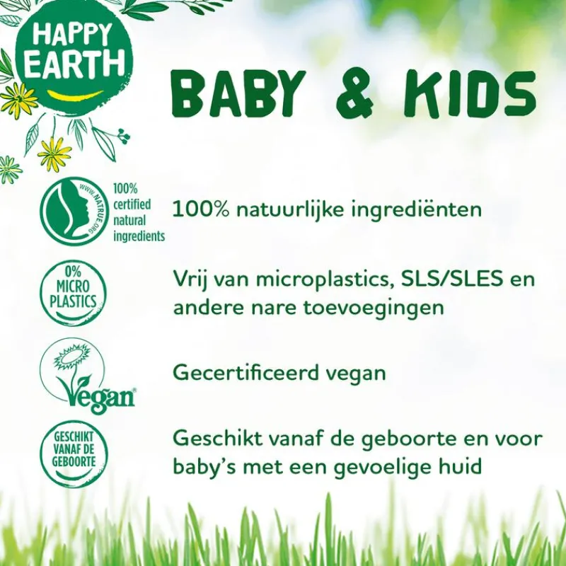 Happy Earth 100% Natuurlijke Baby & Kids Bad Olie 150 ml