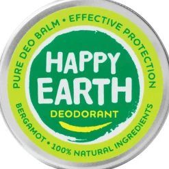 Happy Earth 100% Natuurlijke Bergamot Deodorant Balm 45 gram