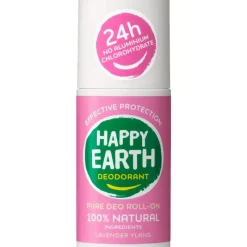Happy Earth 100% Natuurlijke Lavender Ylang Deodorant Roller 75 ML