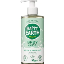 Happy Earth Zeepvrije Was & Badgel Baby & Kids 300 ml