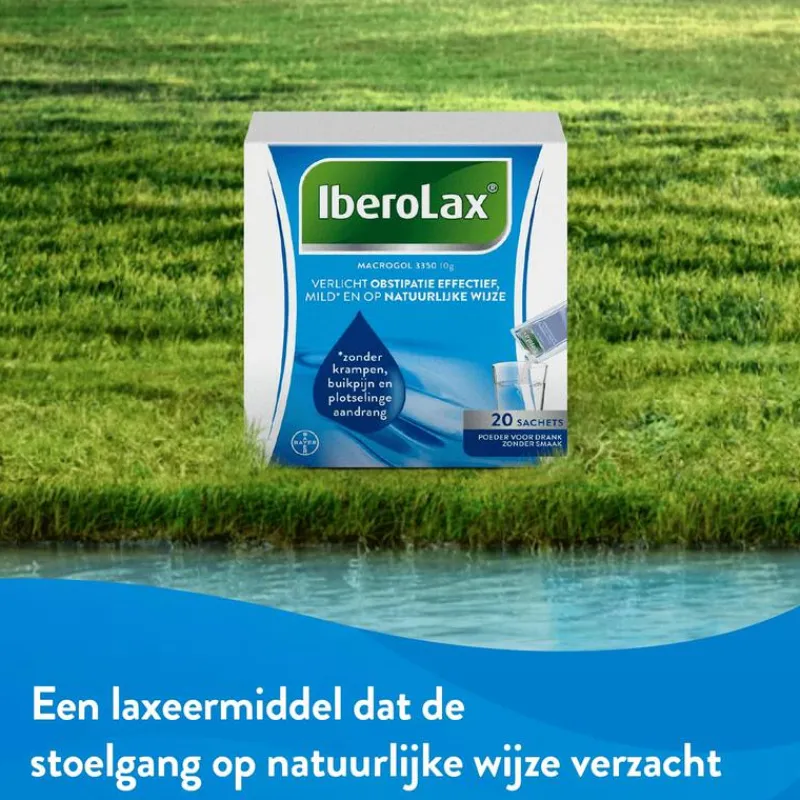 Iberolax verlicht obstipatie effectief 20 sachets