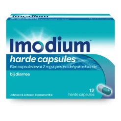Imodium Loperamid bij Diarree 2 MG 12 Capsules