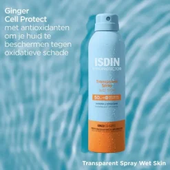 ISDIN Fotoprotection Transparant Spray Wet Skin SPF30 - 250ML