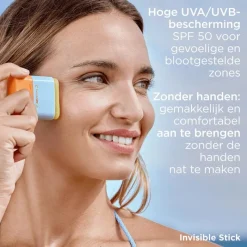 ISDIN Invisible Zonnebrand Stick SPF50 10G
