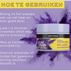 John Frieda Violet Crush Purple Toning Mask 250 ML