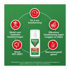 Jungle Formula Anti Muggenspray Maximum 50% DEET 75 ML