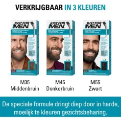 Heren Just For Men Snor & Baard Donkerbruin M45