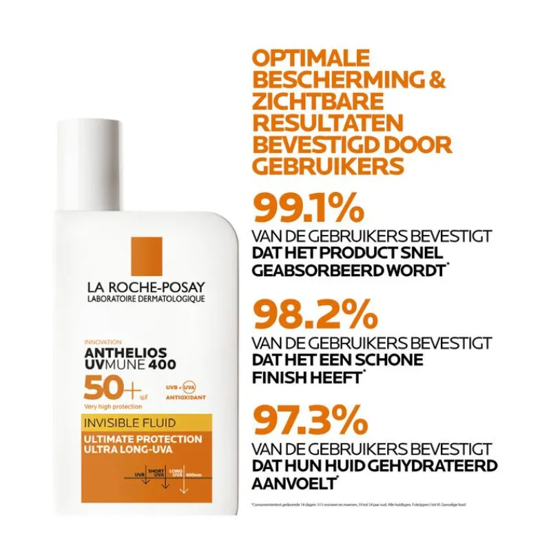 La Roche-Posay Anthelios UVMune 400 Onzichtbare Zonnefluide SPF50+ 50 ML