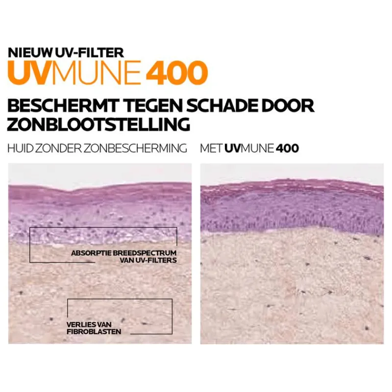 La Roche-Posay Anthelios UVMune 400 Hydraterende Getinte Zonnecrème SPF50+50ML