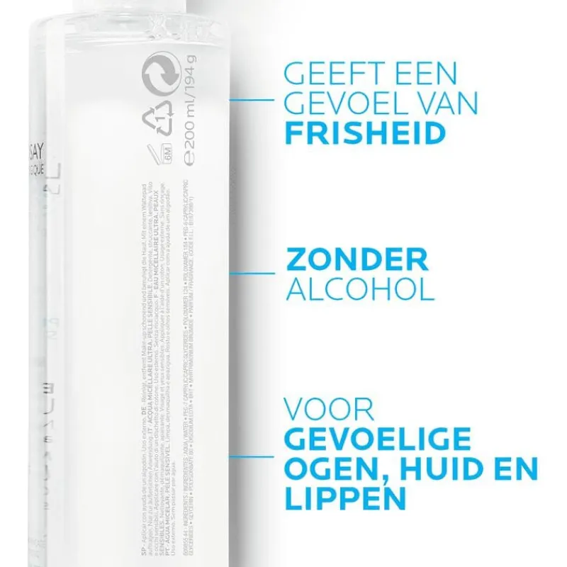La Roche-Posay Fysiologisch Micellair Reinigingswater Gevoelige Huid 200 ML