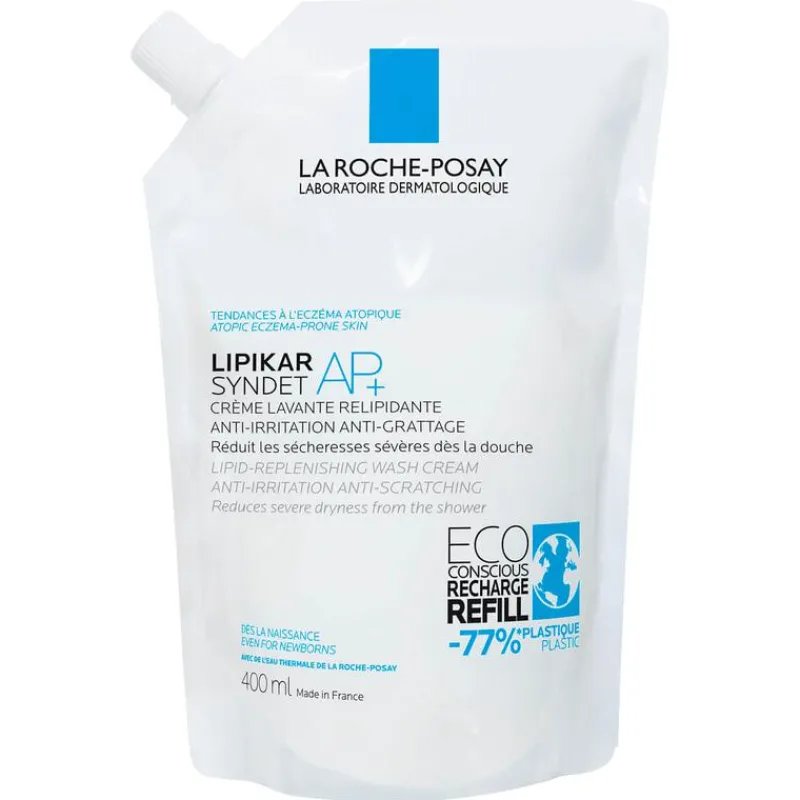 La Roche-Posay Lipikar Syndet AP+ Gel-Crème Navulverpakking 400 ML