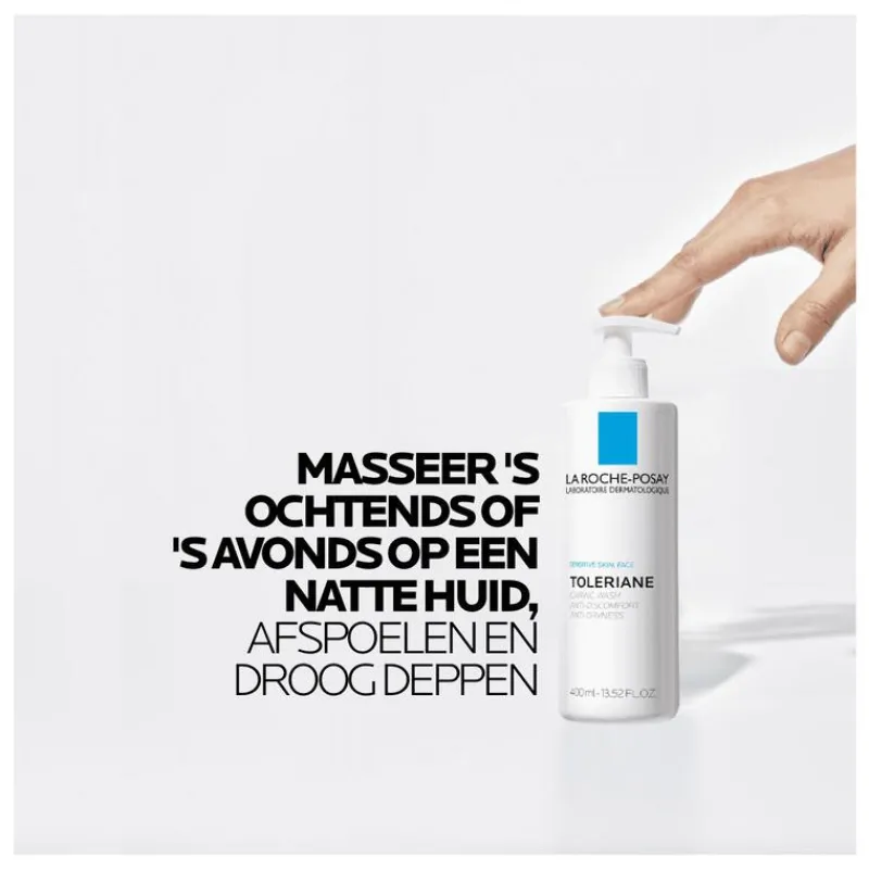La Roche-Posay Toleriane Hydraterende Wascrème Gevoelige Huid 400 ML