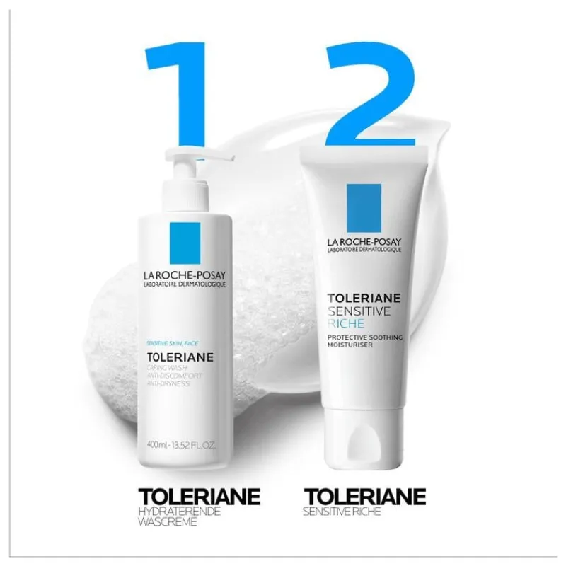 La Roche-Posay Toleriane Hydraterende Wascrème Gevoelige Huid 400 ML