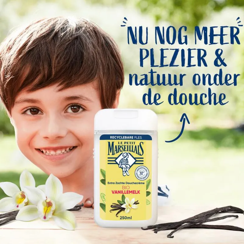 Le Petit Marseillais Bio Vanilla Milk Douchecrème 250 ML