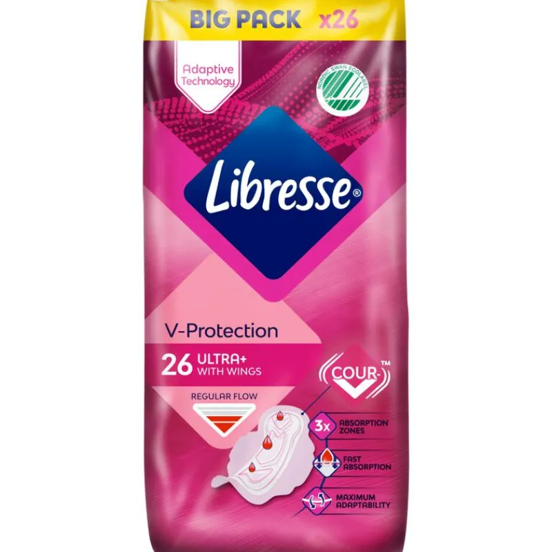 Libresse Ultra Regular Maandverband Big Pack 26 stuks