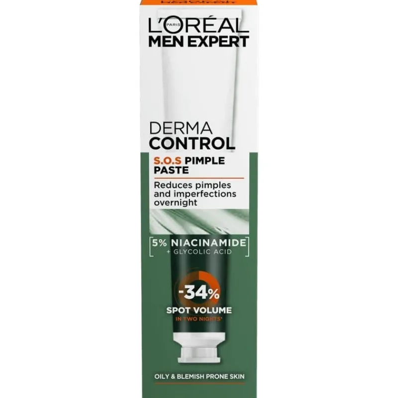 Heren L'Oréal Paris L'Oréal Men Expert Derma Control Pimple Paste - 45ML