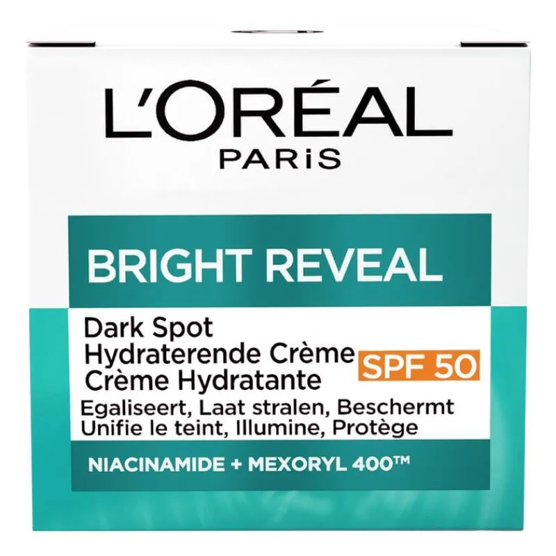 L'Oréal Paris Bright Reveal Dark Spot Dagcrème SPF50 met Niacinamide 50 ML
