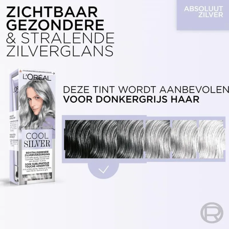 L'Oréal Paris Cool Silver Revitaliserende Zilververzorging Absoluut Silver
