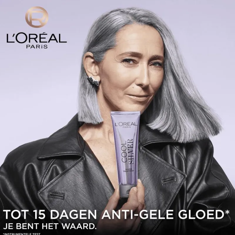 L'Oréal Paris Cool Silver Revitaliserende Zilververzorging Parelmoer Wit