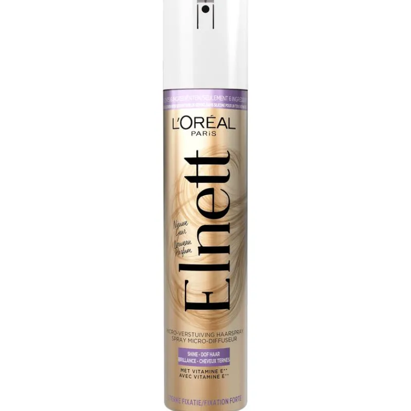 L'Oréal Paris Elnett Shine Sterke Fixatie Haarlak 200ML
