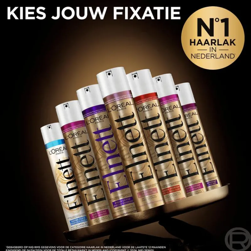 L'Oréal Paris Elnett Shine Sterke Fixatie Haarlak 200ML