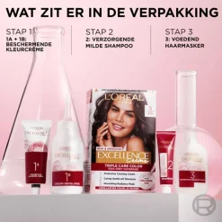 L'Oréal Paris Excellence Crème Verzorgende Crèmekleuring