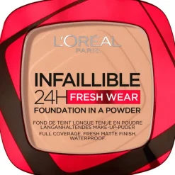 L'Oréal Paris Infaillible 24H Fresh Wear Foundation in a Powder 120 Vanille