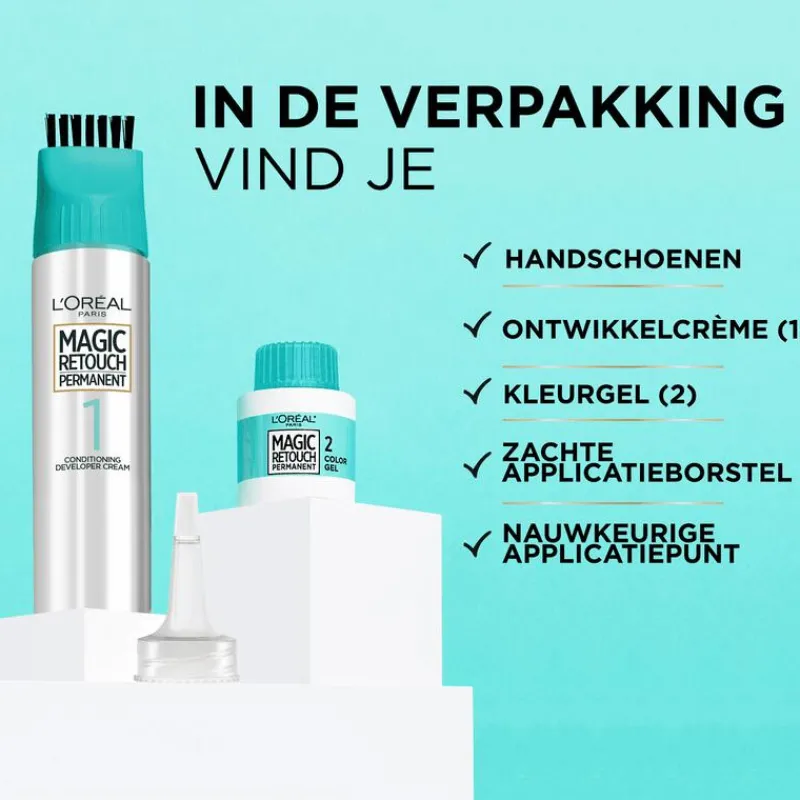 L'Oréal Paris Magic Retouch Permanente Haarverf 4 Middenbruin