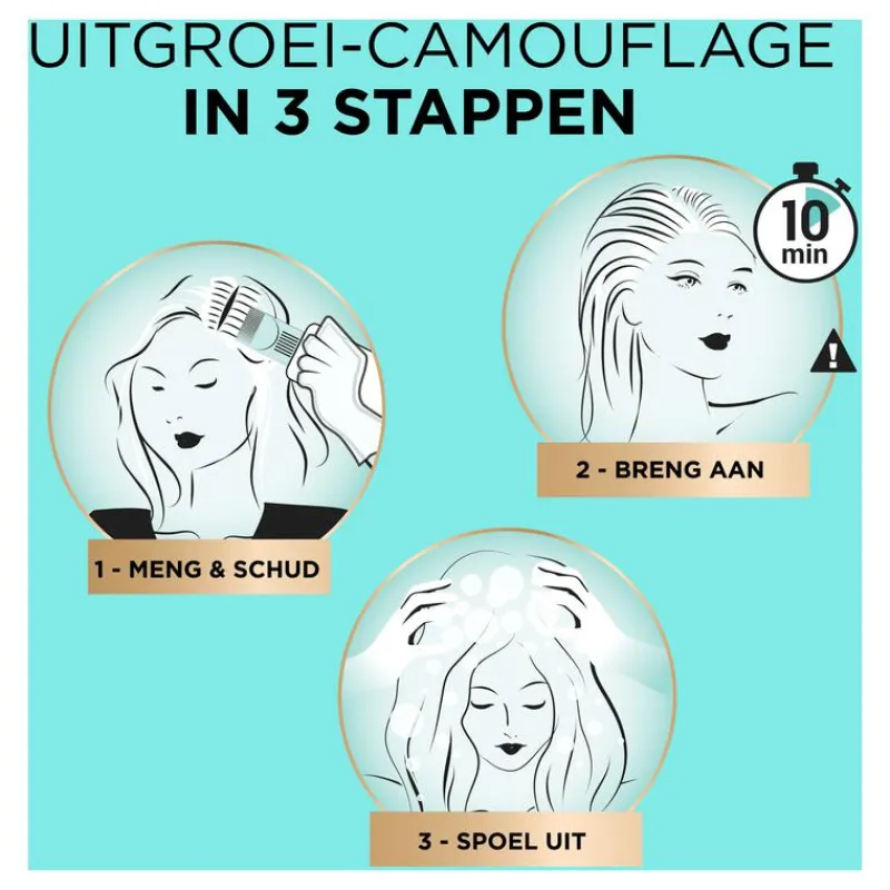 L'Oréal Paris Magic Retouch Permanente Haarverf 4 Middenbruin