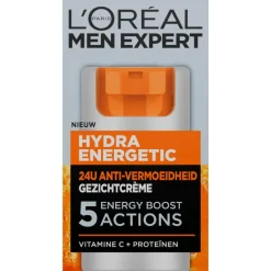 Heren L'Oréal Paris Men Expert Hydra Energetic Hydraterende Gezichtscrème 50 ML