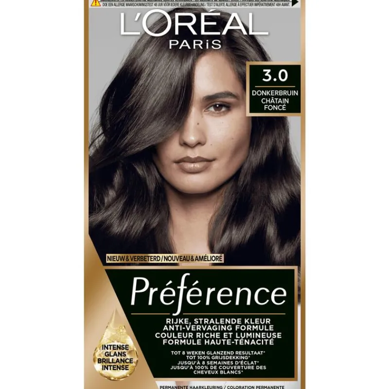 L'Oréal Paris Préférence 3 Donkerbruin Haarverf