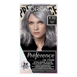 L'Oréal Paris Préférence Vivids Permanente Haarverf 9.11 Smokey Grey