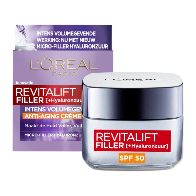 L'Oréal Paris Revitalift Filler Anti-Aging Dagcrème SPF50 50 ML