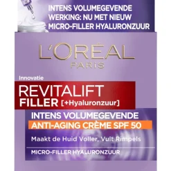 L'Oréal Paris Revitalift Filler Anti-Aging Dagcrème SPF50 50 ML